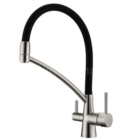 Кухонный смеситель Fabiano FKM 3110 Inox Black A-16